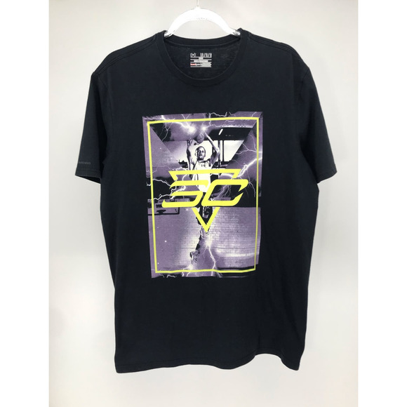 Under Armour Steph Curry Short Sleeve Graphic T-Shirt Mens L - Picture 1 of 8